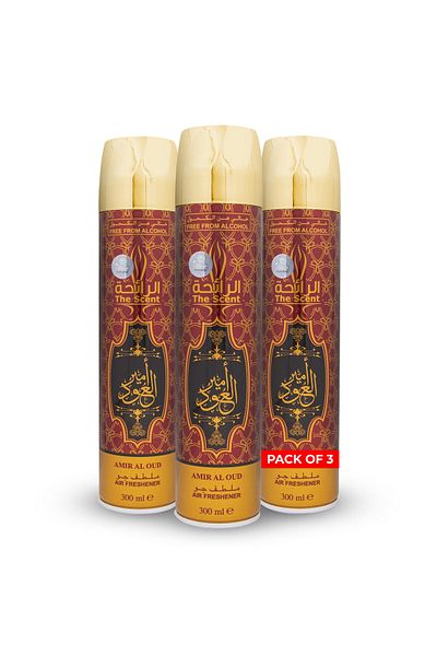 Others Amir Al Oud Air Freshener Spray Pack of 3