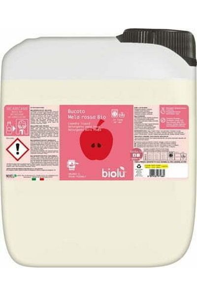JollyMag Liquid detergent for white and colored laundry, red apples, 5L - Biolu