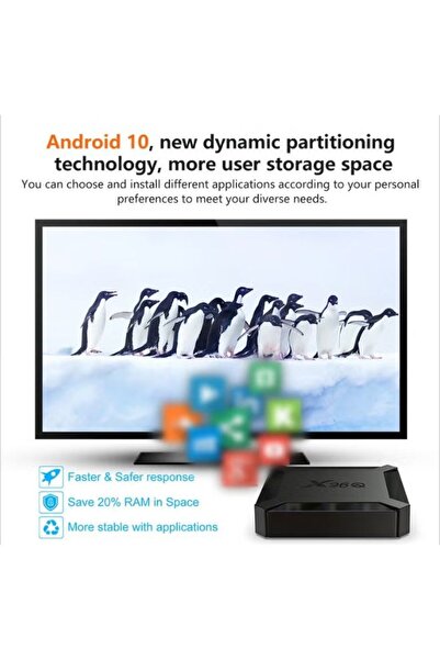 EGG X96 Android 4K UHD TV Box + Remote Control – High-Quality Streaming in Ultra HD