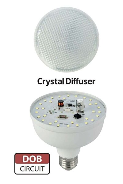 Mons HOROZ Torch 50 w Ampül İŞyeri Ofis Mağaza Dükkan Led Aaydınlatma Büyük Ampül