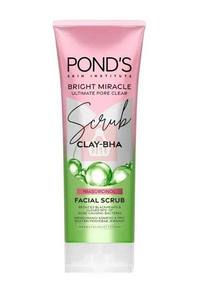 Ponds Facial Scrub 100gm Clear Solution 3062 --- Pond's Youthful Radiance Facial Scrub 100gm 3062