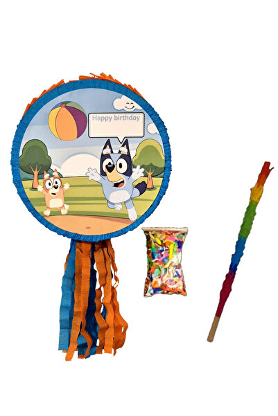 PinaStar Pinata Bluey si Bingo cu bat si confetti,