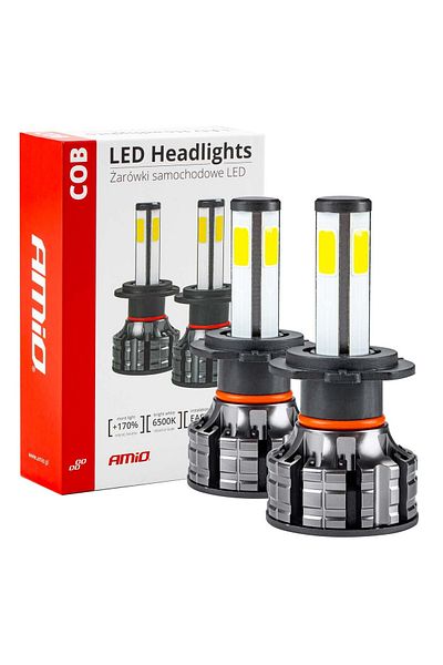 JollyMag COB 2Side AMiO LED installation, H7 compatible, intended for car or off-road competitions