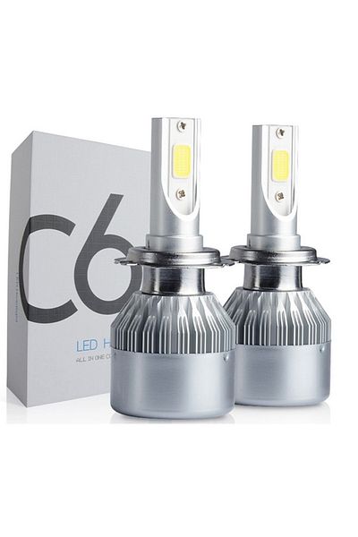 JollyMag Set 2 becuri LED Auto, model C6, soclu H11, 6000K, 36W, 3500Lm​, plug & play