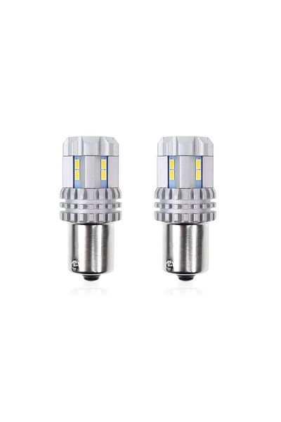 JollyMag Car LED bulb set CANBUS compatible P21 R5W/R10W 22 SMD White 12V/24V