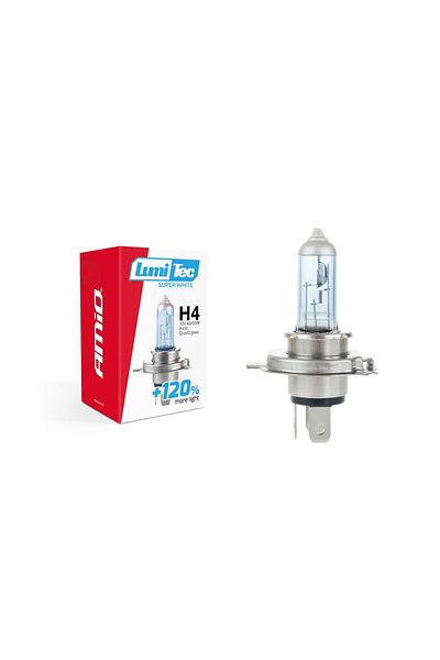 JollyMag Bec halogen H4 12V 60 / 55W LumiTec SuperWhite + 120%