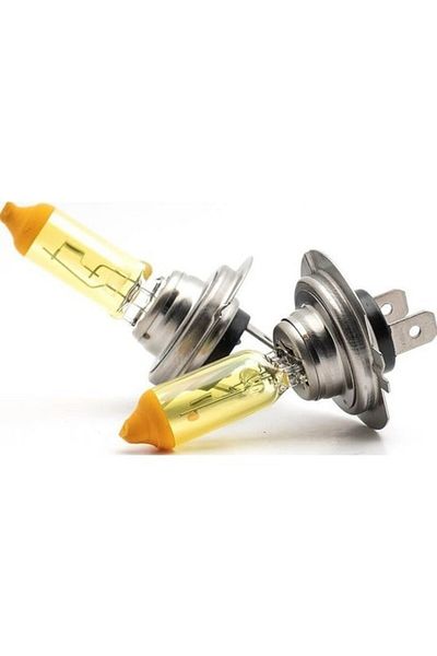 JollyMag Set of 2 H7 fog light bulbs, yellow, 12V, 55W
