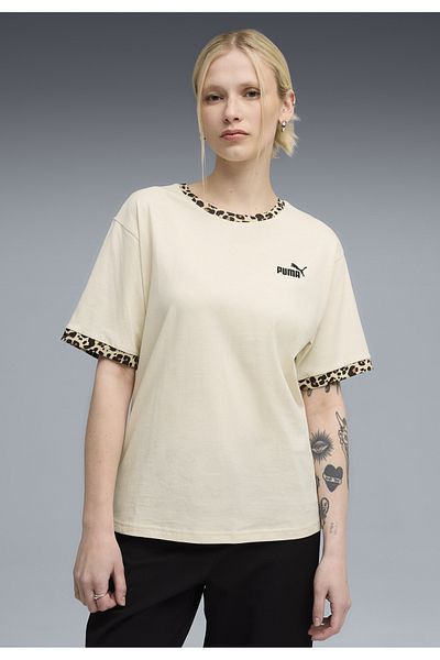 Puma Dámské tričko Essentials Animal Print Relaxed