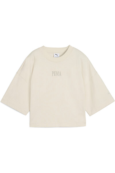 Puma Γυναικείο μπλουζάκι Premium Essentials με γραφικά και μεγάλο μέγεθος