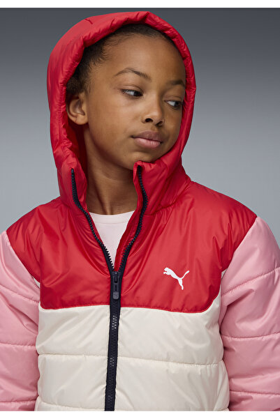 Puma Essentials Τζάκετ με Κουκούλα και Ενίσχυση για Νεανικό