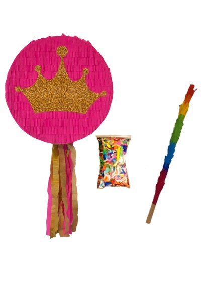 PinaStar Pinata Coroana Star cu bat si confetti, Pinastar. Pinata Regina, Pri...