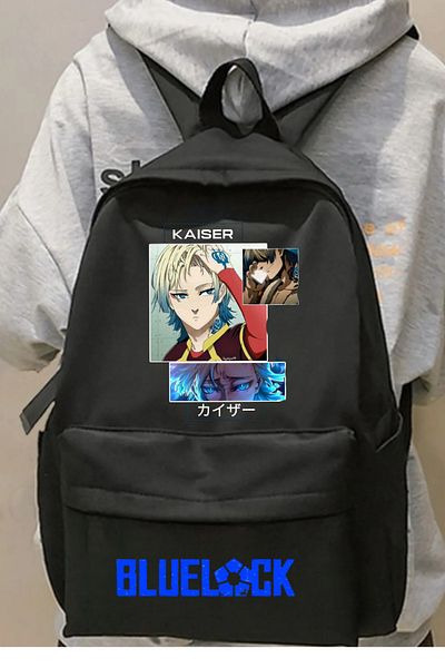 Touz Moda Anime Blue Lock Isagi Nagi Printed Backpack