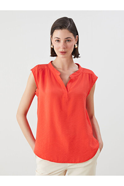LC Waikiki Peak New Season Cropped Collar Blouse
