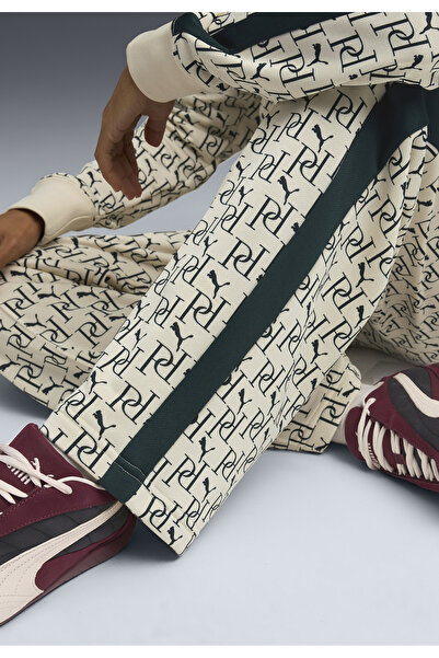 Puma Pantaloni de trening drepți cu imprimeu integral T7 pentru femei