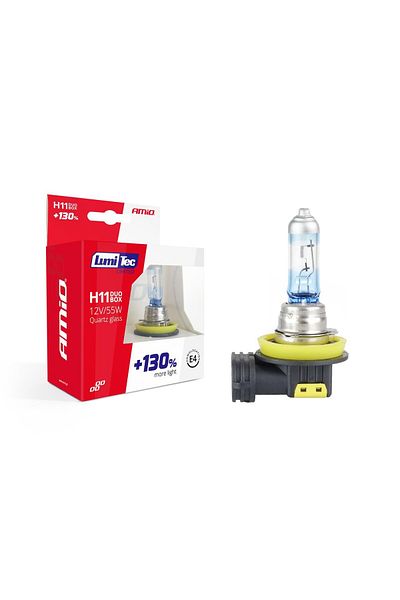 JollyMag Halogen bulb set H11 12V 55W LumiTec LIMITED + 130% DUO BOX