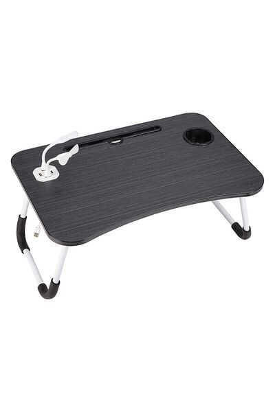 Türkiye Portable Laptop Desk Folding Sofa Bed Breakfast Tray Study Work Table +USB Ports