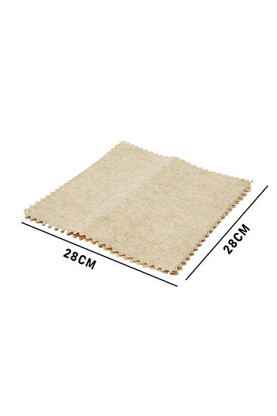 Beruflic 3 Pcs 28X28Cm Green Fiber Gourd Bitiki Production Pure Natural Cleaning Cloth
