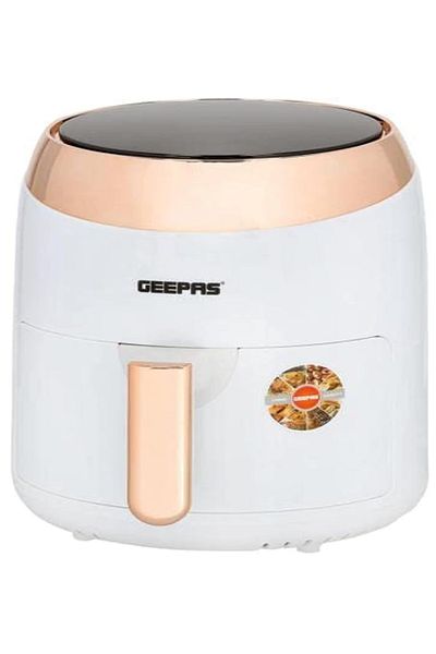 Geepas Digital Air Fryer with Hot Air Circulation Technology and Non-Stick Basket, 3.5L 1400W GAF37522