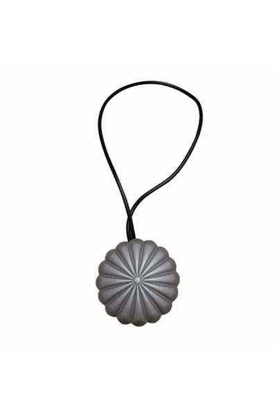 PUFO Elegant drawstring for curtains or drapes with magnet, dark gray