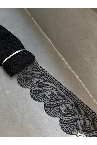 Butik Geniş S desen model Güpür 9 metre Fransız dantel masa örtüsü havlu kena...