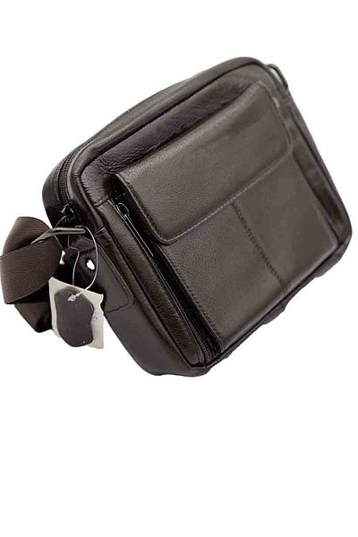 Micutz Men's Genuine Leather Purse: Wallet, Phone Compartment, Brown Color