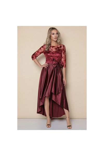 mbg Rochie Merilyn Bordo