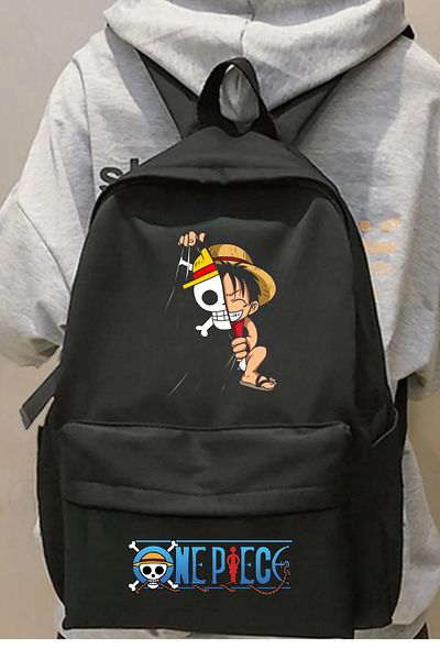 Touz Moda Anime One Piece Printed Backpack School Bag