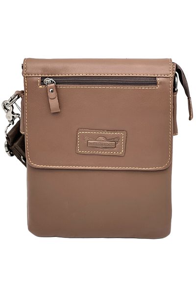 Micutz Slim Genuine Leather Pouch, Perfect for Tablet, 27cm x 22 cm x 4 cm, Brown Color