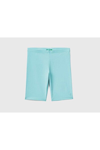 United Colors of Benetton Girls' Cotton Stretch Shorts