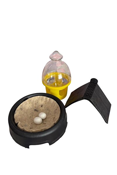 AN-GA AVM Güvercin Folluk, Keçe, Yumurta, 1.5 lt Şeffaf Suluk ve Tünek