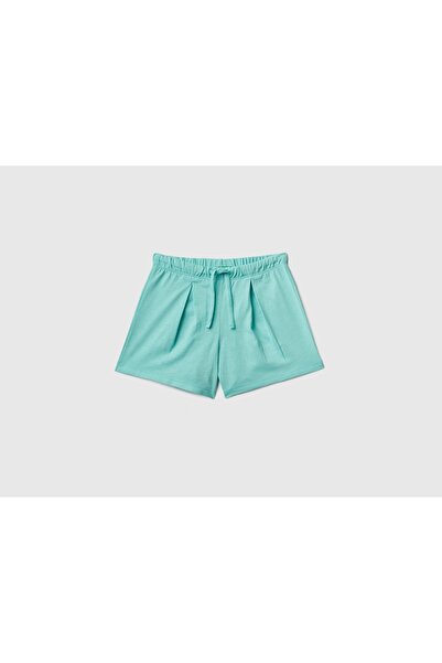 United Colors of Benetton شورت برمودا قطني 100% للأطفال