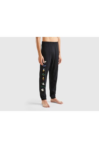United Colors of Benetton 100% Cotton Disney Youth Pants for Men