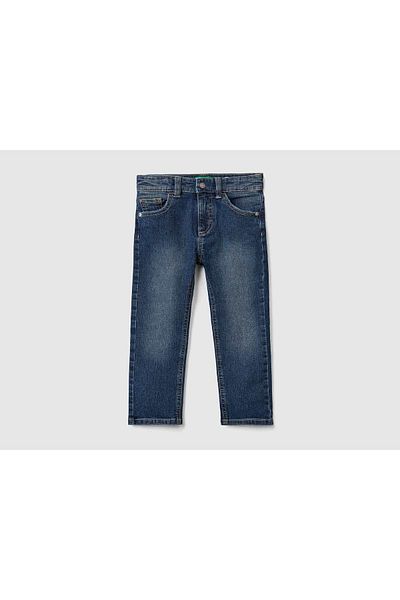 United Colors of Benetton Kids' Eco-Friendly Slim Fit Jeans