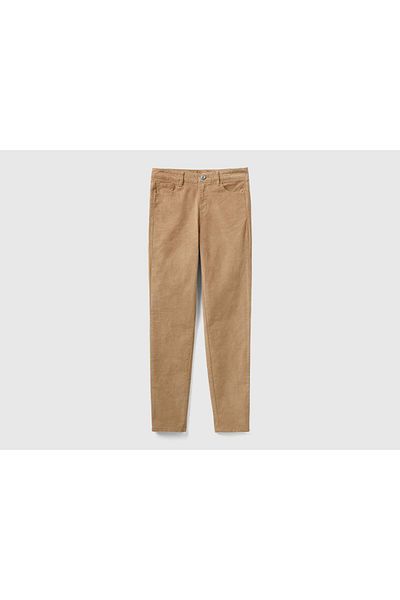 United Colors of Benetton Men's Velvet Five-Pocket Pants
