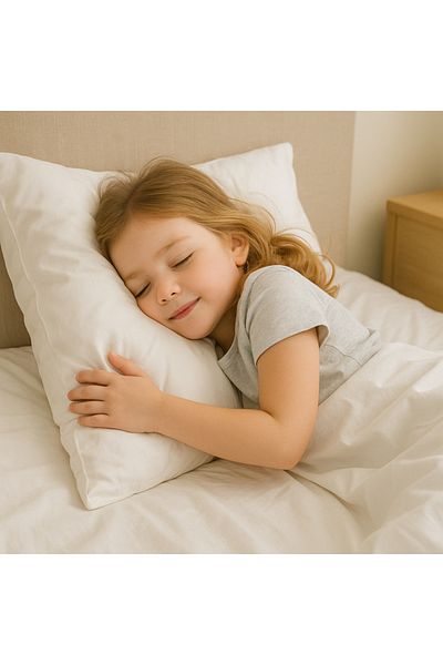 YELLOW STARY HOME DECOR 4 Pieces Micro Silicone Pillow Antiallergic Home, Hotel, Dormitory, Course, Boarding House, Pillow 50X70 cm
