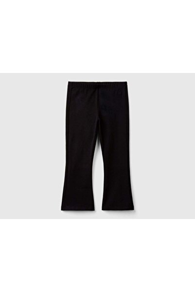 United Colors of Benetton بنطلون ليجنز مطاطي بخصر مرتفع للفتيات