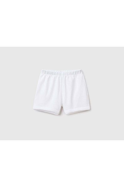 United Colors of Benetton Infant Shorts with Back Patch for Baby Boys