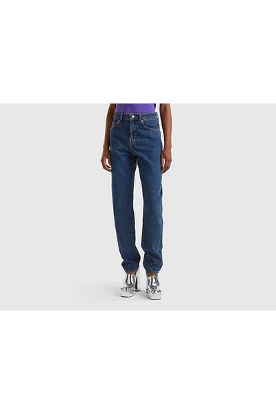 United Colors of Benetton Women's Wide Leg Five-Pocket Jeans