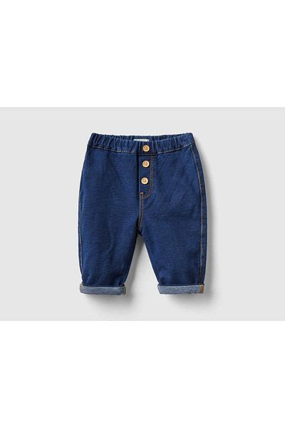 United Colors of Benetton Infant Boy's Wide Denim Pants