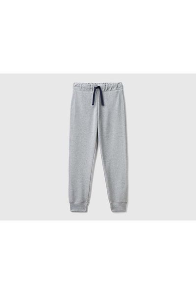 United Colors of Benetton Boys' Athletic Pants with Printed Logo