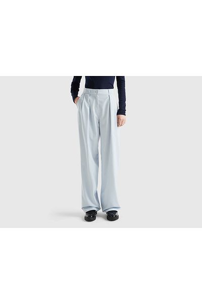 United Colors of Benetton High-Waisted Women's Pleated Pants