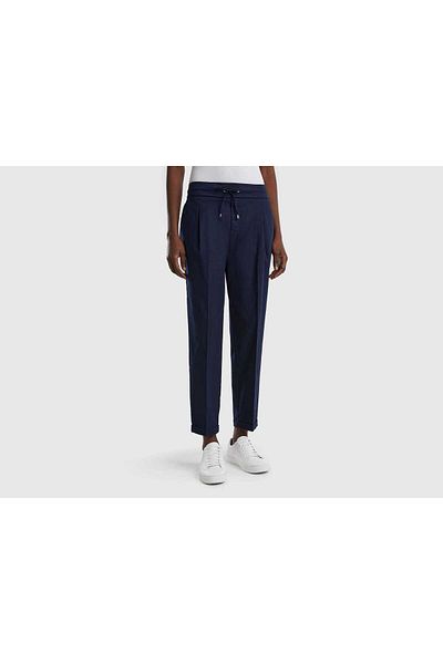 United Colors of Benetton Women's High-Waisted Cotton Jogger Pants