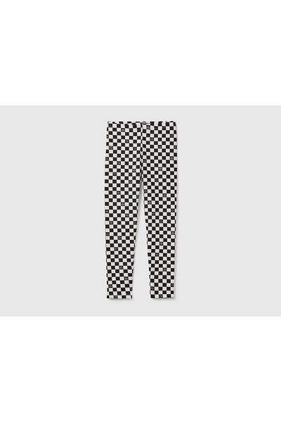 United Colors of Benetton Kids' Cotton Checkered Stretch Leggings