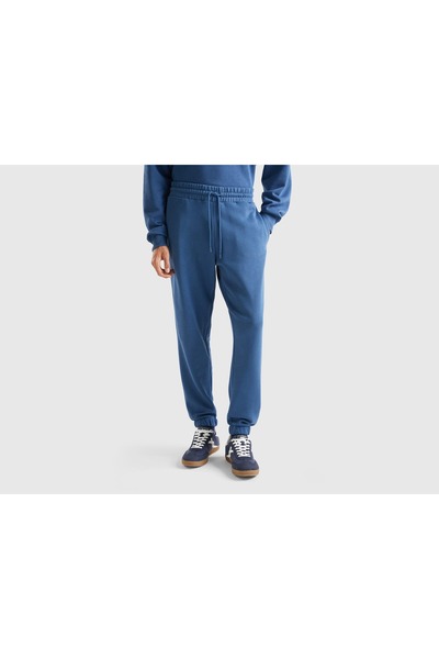 United Colors of Benetton Men's Plain Sports Pants with Drawstring