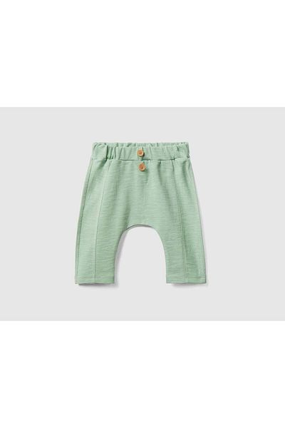 United Colors of Benetton Lightweight Infant Pants with Buttons