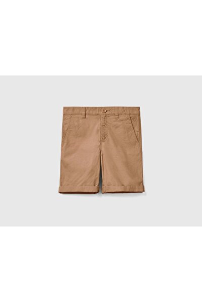 United Colors of Benetton شورت برمودا للأطفال مصنوع من القطن بنسبة 100%