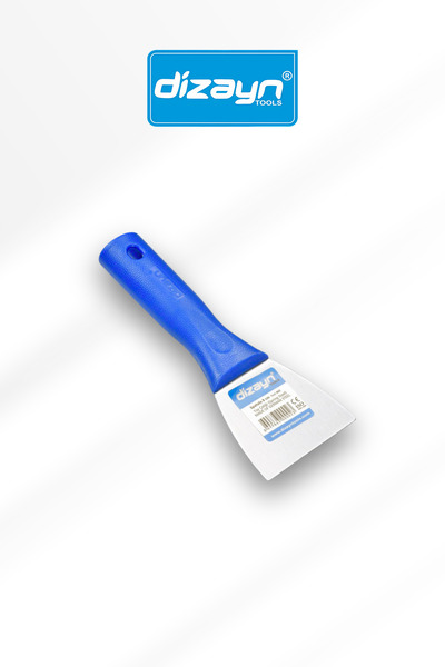 Dizayn Plastik Saptak Spatula 8 Cm | Sıva, Macun, Alçı Uygulama Aleti, Boya Kazıma Aleti