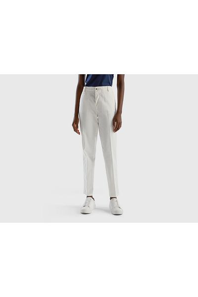 United Colors of Benetton Women's Slim Fit Cotton Chino Pants