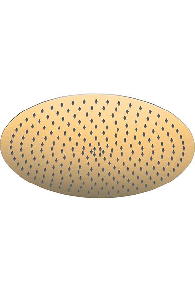 Almiftah BSTIIU Gold Rain Shower Head, 16 Inch High Pressure Shower Head, 304 Stainless Steel Ceiling Mount E