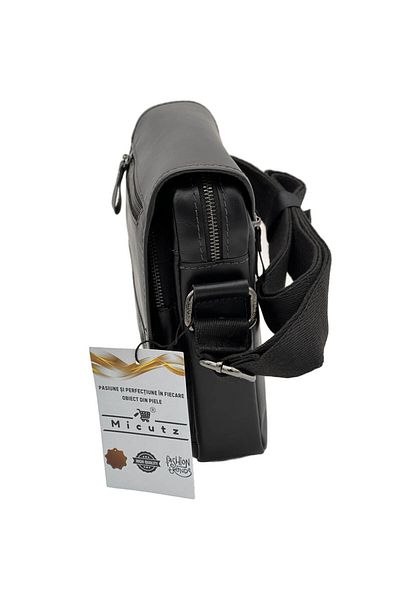 Micutz Ruff Ryder Black Men's Bag ✔️ Manager Collection, Glossy Black Color